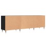 Mueble para TV madera de ingeniería negro 150x30x50 cm de vidaXL, Muebles TV - Ref: Foro24-829077, Precio: 103,04 €, Descuent...