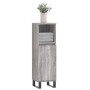 Sonoma gray plywood bathroom cabinet 30x30x100 cm by vidaXL, bathroom vanities - Ref: Foro24-831570, Price: 51,30 €, Discount: %