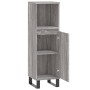 Sonoma gray plywood bathroom cabinet 30x30x100 cm by vidaXL, bathroom vanities - Ref: Foro24-831570, Price: 51,30 €, Discount: %