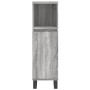 Sonoma gray plywood bathroom cabinet 30x30x100 cm by vidaXL, bathroom vanities - Ref: Foro24-831570, Price: 51,30 €, Discount: %