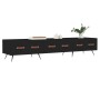 Black engineered wood TV cabinet 150x36x30 cm by vidaXL, TV Furniture - Ref: Foro24-829125, Price: 107,88 €, Discount: %