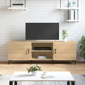 TV cabinet engineered wood Sonoma oak 150x30x50 cm by vidaXL, TV Furniture - Ref: Foro24-829103, Price: 83,66 €, Discount: %