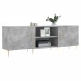 Concrete gray engineered wood TV cabinet 150x30x50 cm by vidaXL, TV Furniture - Ref: Foro24-829088, Price: 93,46 €, Discount: %