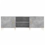 Concrete gray engineered wood TV cabinet 150x30x50 cm by vidaXL, TV Furniture - Ref: Foro24-829088, Price: 93,46 €, Discount: %