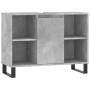 Betongrauer Badezimmerschrank aus Holzwerkstoff, 80 x 33 x 60 cm von vidaXL, Badezimmerwaschtische - Ref: Foro24-831640, Prei...