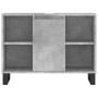 Betongrauer Badezimmerschrank aus Holzwerkstoff, 80 x 33 x 60 cm von vidaXL, Badezimmerwaschtische - Ref: Foro24-831640, Prei...