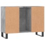 Betongrauer Badezimmerschrank aus Holzwerkstoff, 80 x 33 x 60 cm von vidaXL, Badezimmerwaschtische - Ref: Foro24-831640, Prei...