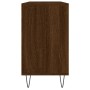 Mueble de baño madera de ingeniería roble marrón 80x33x60 cm de vidaXL, Tocadores de baño - Ref: Foro24-831635, Precio: 55,99...