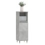 Bathroom cabinet made of gray concrete plywood, 30x30x100 cm. by vidaXL, bathroom vanities - Ref: Foro24-831552, Price: 53,81...