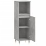 Bathroom cabinet made of gray concrete plywood, 30x30x100 cm. by vidaXL, bathroom vanities - Ref: Foro24-831552, Price: 53,81...