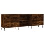 Smoked oak engineered wood TV cabinet 150x30x50 cm by vidaXL, TV Furniture - Ref: Foro24-829113, Price: 84,99 €, Discount: %