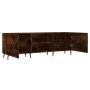 Smoked oak engineered wood TV cabinet 150x30x50 cm by vidaXL, TV Furniture - Ref: Foro24-829113, Price: 84,99 €, Discount: %