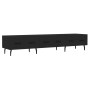 Mueble de TV madera de ingeniería negro 150x36x30 cm de vidaXL, Muebles TV - Ref: Foro24-829165, Precio: 100,35 €, Descuento: %