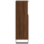 Armario de baño madera contrachapada marrón roble 30x30x100 cm de vidaXL, Tocadores de baño - Ref: Foro24-831571, Precio: 51,...