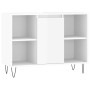 Glossy white engineered wood bathroom cabinet 80x33x60 cm by vidaXL, bathroom vanities - Ref: Foro24-831630, Price: 58,85 €, ...