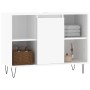 Glossy white engineered wood bathroom cabinet 80x33x60 cm by vidaXL, bathroom vanities - Ref: Foro24-831630, Price: 58,85 €, ...