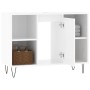 Glossy white engineered wood bathroom cabinet 80x33x60 cm by vidaXL, bathroom vanities - Ref: Foro24-831630, Price: 58,85 €, ...