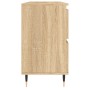 Mueble de baño madera de ingeniería roble Sonoma 80x33x60 cm de vidaXL, Tocadores de baño - Ref: Foro24-831647, Precio: 98,36...