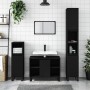 Mueble de baño madera de ingeniería negro 80x33x60 cm de vidaXL, Tocadores de baño - Ref: Foro24-831637, Precio: 60,10 €, Des...