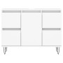 Mueble de baño madera de ingeniería blanco 80x33x60 cm de vidaXL, Tocadores de baño - Ref: Foro24-831652, Precio: 94,17 €, De...