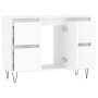 Mueble de baño madera de ingeniería blanco 80x33x60 cm de vidaXL, Tocadores de baño - Ref: Foro24-831652, Precio: 94,17 €, De...