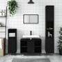 Mueble de baño madera de ingeniería negro 80x33x60 cm de vidaXL, Tocadores de baño - Ref: Foro24-831629, Precio: 56,13 €, Des...