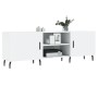 White engineered wood TV cabinet 150x30x50 cm by vidaXL, TV Furniture - Ref: Foro24-829108, Price: 109,47 €, Discount: %