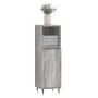 Gray Sonoma plywood bathroom cabinet 30x30x100 cm by vidaXL, bathroom vanities - Ref: Foro24-831554, Price: 53,76 €, Discount: %