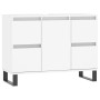 Mueble de baño madera de ingeniería blanco 80x33x60 cm de vidaXL, Tocadores de baño - Ref: Foro24-831660, Precio: 96,15 €, De...