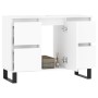 Mueble de baño madera de ingeniería blanco 80x33x60 cm de vidaXL, Tocadores de baño - Ref: Foro24-831660, Precio: 96,15 €, De...