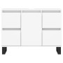 Mueble de baño madera de ingeniería blanco 80x33x60 cm de vidaXL, Tocadores de baño - Ref: Foro24-831660, Precio: 96,15 €, De...