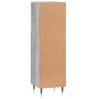 Armario de baño madera contrachapada gris Sonoma 30x30x100 cm de vidaXL, Tocadores de baño - Ref: Foro24-831554, Precio: 53,7...