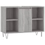 Mueble de baño madera de ingeniería gris Sonoma 80x33x60 cm de vidaXL, Tocadores de baño - Ref: Foro24-831634, Precio: 55,85 ...