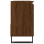 Armario de baño madera contrachapada marrón roble 65x33x60 cm de vidaXL, Tocadores de baño - Ref: Foro24-831619, Precio: 64,5...