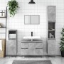 Mueble de baño madera de ingeniería gris hormigón 80x33x60 cm de vidaXL, Tocadores de baño - Ref: Foro24-831656, Precio: 92,5...