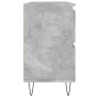 Mueble de baño madera de ingeniería gris hormigón 80x33x60 cm de vidaXL, Tocadores de baño - Ref: Foro24-831656, Precio: 92,5...