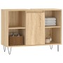 Mueble de baño madera de ingeniería roble Sonoma 80x33x60 cm de vidaXL, Tocadores de baño - Ref: Foro24-831631, Precio: 57,85...