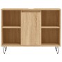 Mueble de baño madera de ingeniería roble Sonoma 80x33x60 cm de vidaXL, Tocadores de baño - Ref: Foro24-831631, Precio: 57,85...