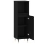 Black plywood bathroom cabinet 30x30x100 cm by vidaXL, bathroom vanities - Ref: Foro24-831549, Price: 55,68 €, Discount: %