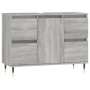 Mueble de baño madera de ingeniería gris Sonoma 80x33x60 cm de vidaXL, Tocadores de baño - Ref: Foro24-831650, Precio: 71,73 ...