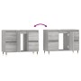 Mueble de baño madera de ingeniería gris Sonoma 80x33x60 cm de vidaXL, Tocadores de baño - Ref: Foro24-831650, Precio: 71,73 ...