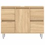 Mueble de baño madera de ingeniería roble Sonoma 80x33x60 cm de vidaXL, Tocadores de baño - Ref: Foro24-831655, Precio: 119,3...