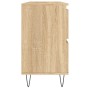 Sonoma oak engineered wood bathroom cabinet 80x33x60 cm by vidaXL, bathroom vanities - Ref: Foro24-831655, Price: 119,35 €, D...