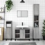 Sonoma gray engineered wood bathroom cabinet 80x33x60 cm by vidaXL, bathroom vanities - Ref: Foro24-831642, Price: 67,41 €, D...