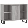 Mueble de baño madera de ingeniería gris Sonoma 80x33x60 cm de vidaXL, Tocadores de baño - Ref: Foro24-831642, Precio: 67,41 ...