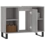 Mueble de baño madera de ingeniería gris Sonoma 80x33x60 cm de vidaXL, Tocadores de baño - Ref: Foro24-831642, Precio: 67,41 ...