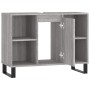 Mueble de baño madera de ingeniería gris Sonoma 80x33x60 cm de vidaXL, Tocadores de baño - Ref: Foro24-831642, Precio: 67,41 ...