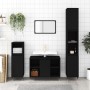 Mueble de baño madera de ingeniería negro 80x33x60 cm de vidaXL, Tocadores de baño - Ref: Foro24-831621, Precio: 57,21 €, Des...