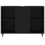 Mueble de baño madera de ingeniería negro 80x33x60 cm de vidaXL, Tocadores de baño - Ref: Foro24-831621, Precio: 57,21 €, Des...