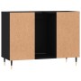 Black engineered wood bathroom cabinet 80x33x60 cm by vidaXL, bathroom vanities - Ref: Foro24-831621, Price: 57,21 €, Discoun...